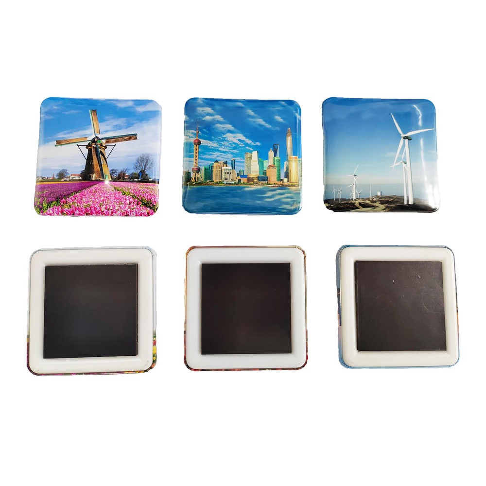 50*50mm Square Fridge Magnet Making Machine with 200 Set Fridge Magnet Materials