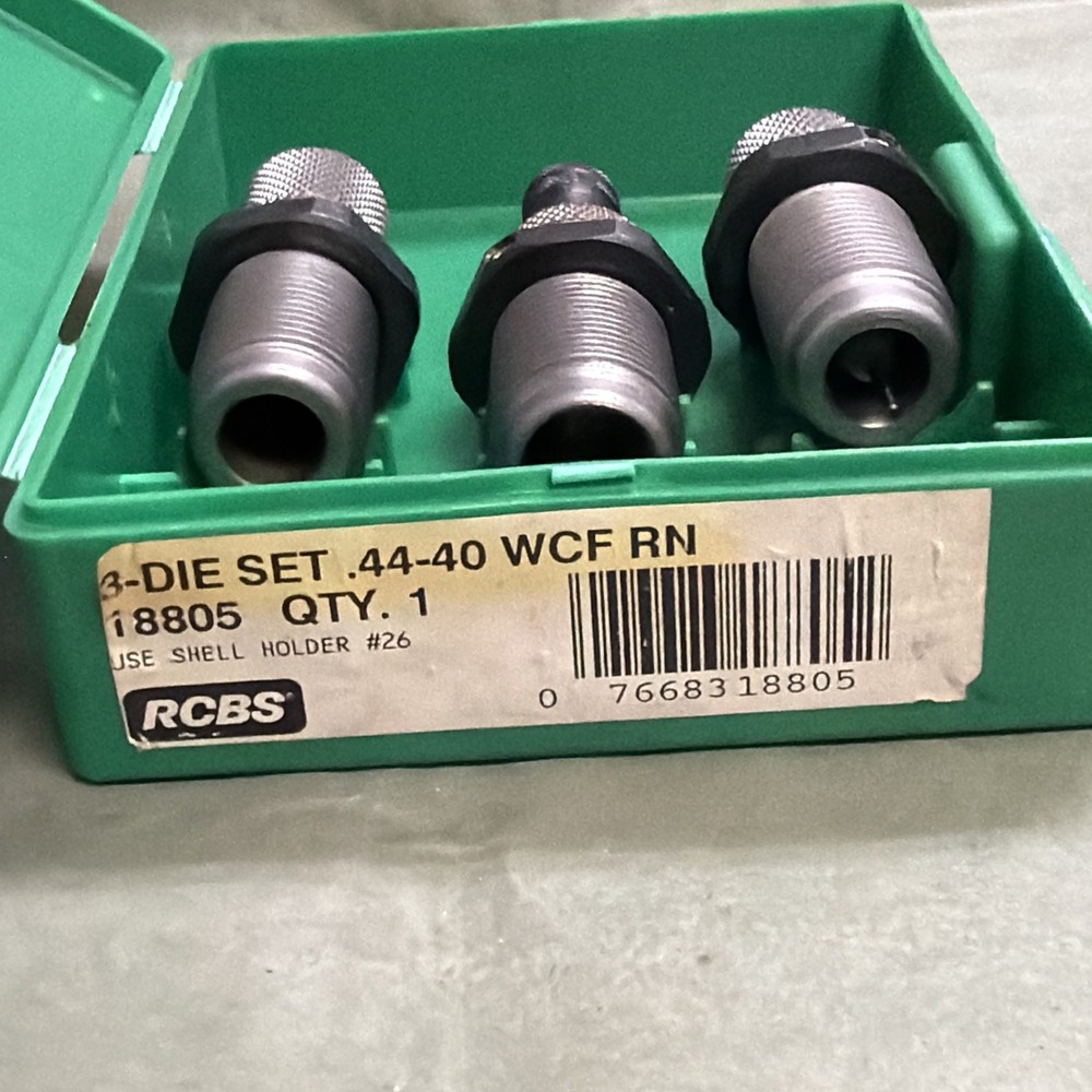 RCBS Reloading Dies # 18805 3pc. W/ Shell Holder