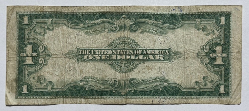 1923 Large Size $1 Dollar Bill Silver Certificate Note 626D-JQNF