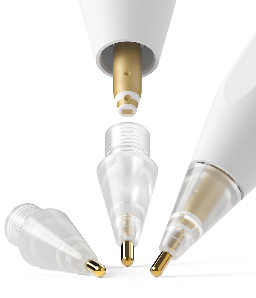 Apple Pencil Tips [3 Pack/Replacements for All Generations] Compatible with A...