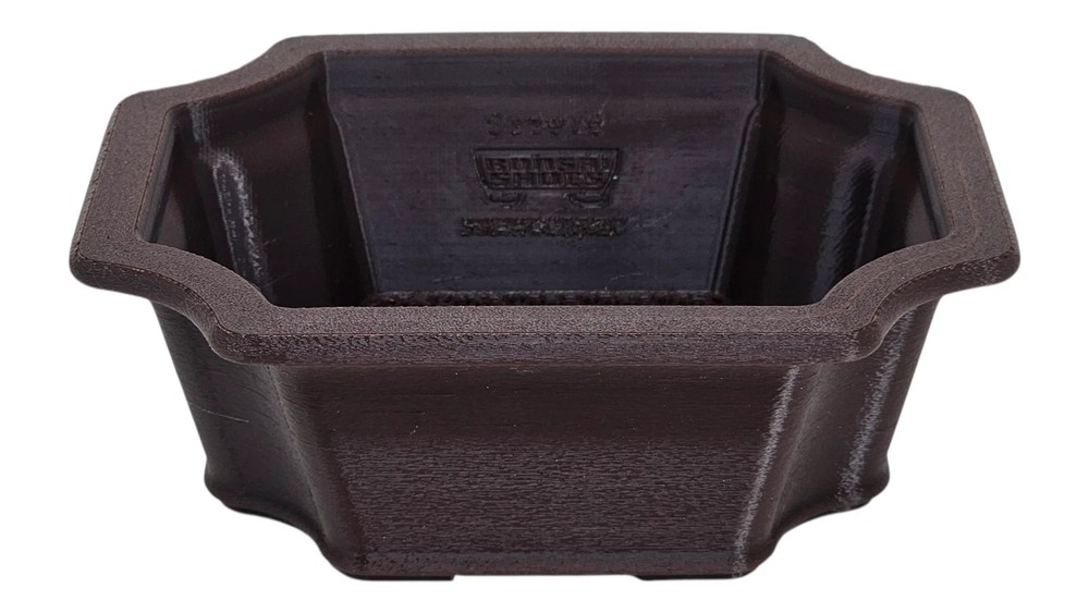Bonsai Shoes Show Cut Corner Deep Rectangle Training Plastic Pot