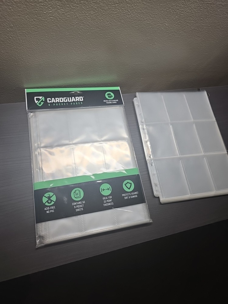 CardGuard 9-Pocket Pages. 96 Pages Total.