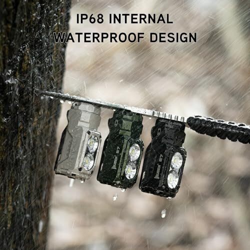 WUBEN E7 1800 Lumen Rechargeable Mini Flashlight with Magnet Assorted Colors