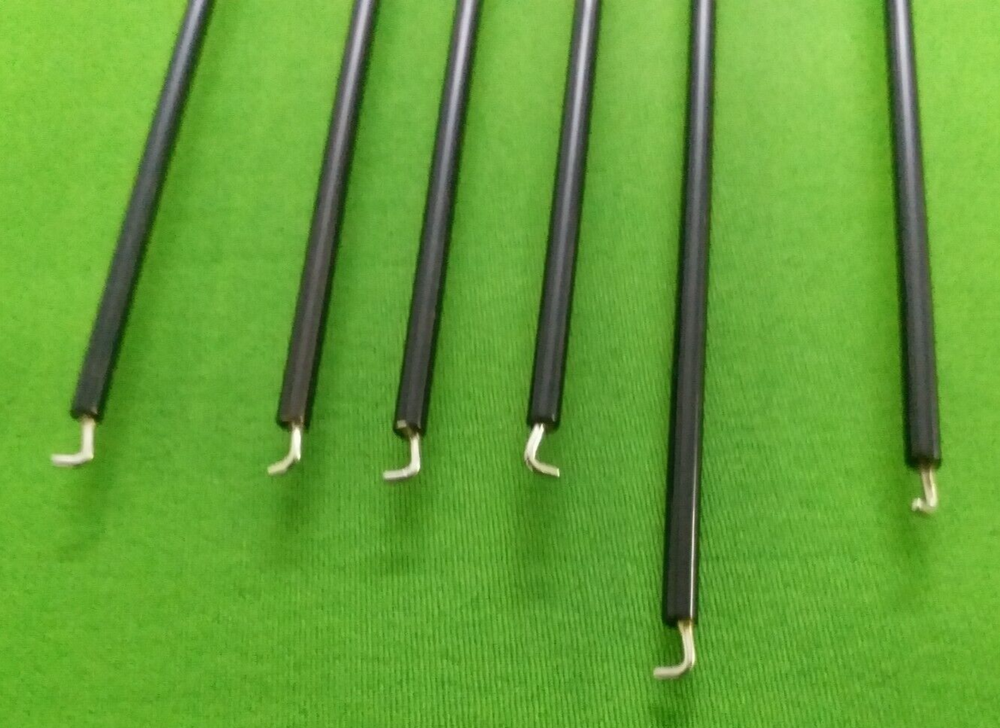 6pc-Laparoscopic L-hook 3mmx330mm Endoscopy Laparoscopy Surgical Instruments