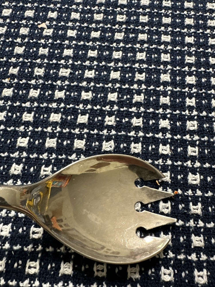 Vintage Dinner Salad Serving Fork 9.25” Long Made In Italy