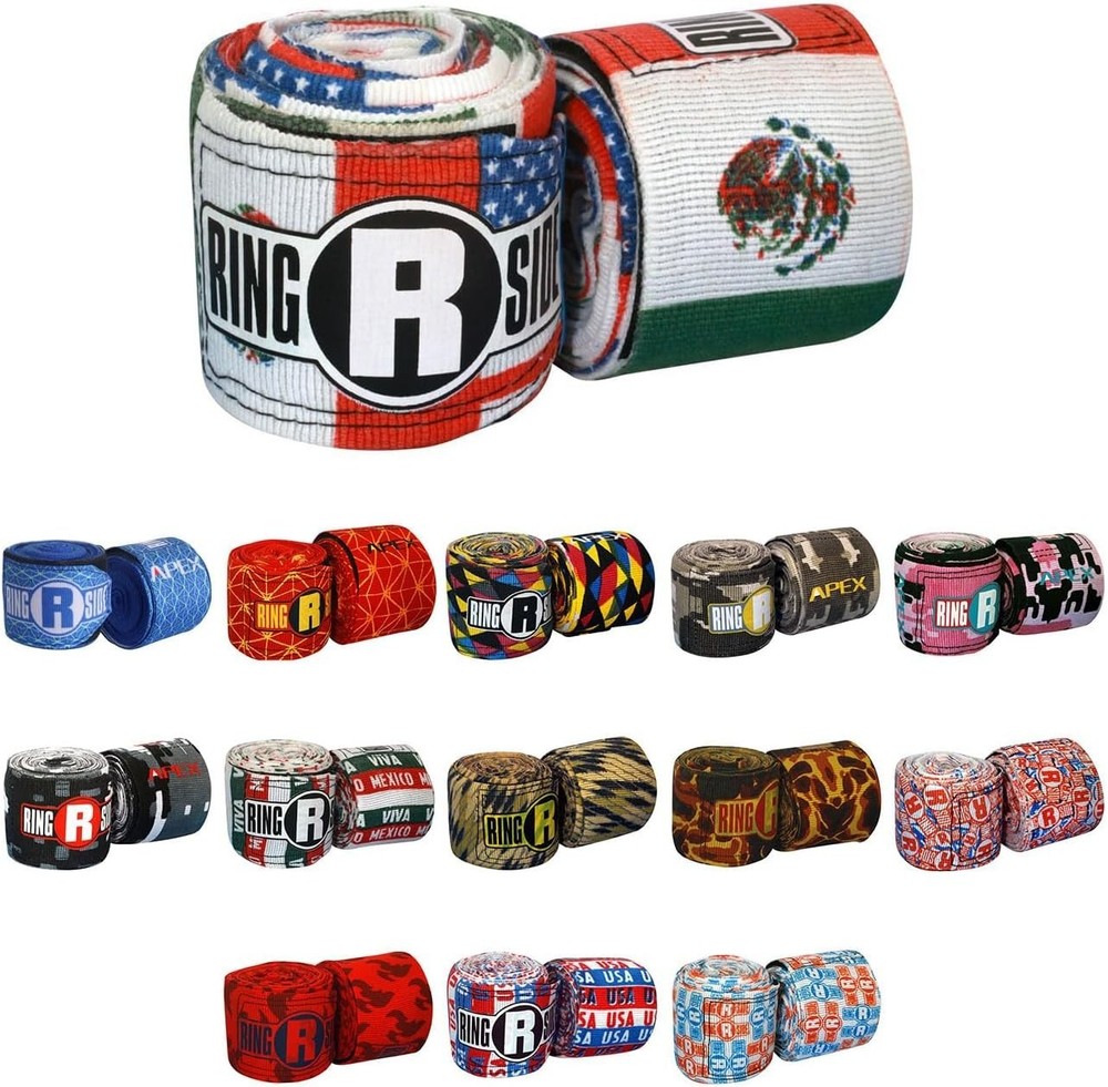 Durable 180” Elastic Boxing Hand Wraps - Secure Fit for MMA & Muay Thai Training