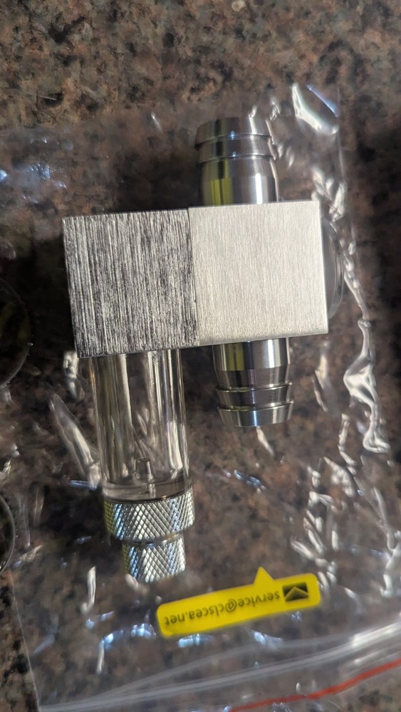 External Inline Co2 Diffuser 16/22 mm Bubble Counter Planted Aquarium ALUMINUM