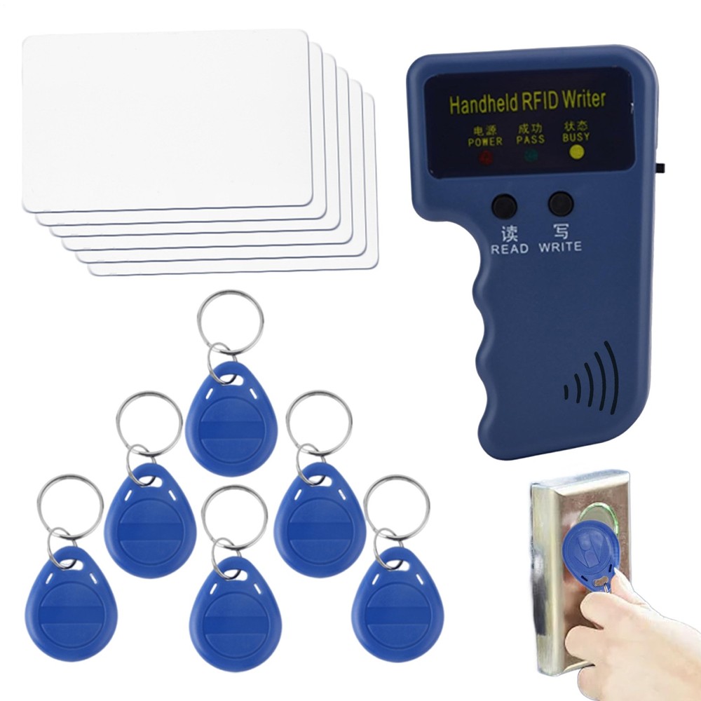 125KHz HANDHELD RFID FOB COPIER READER WRITER DUPLICATOR