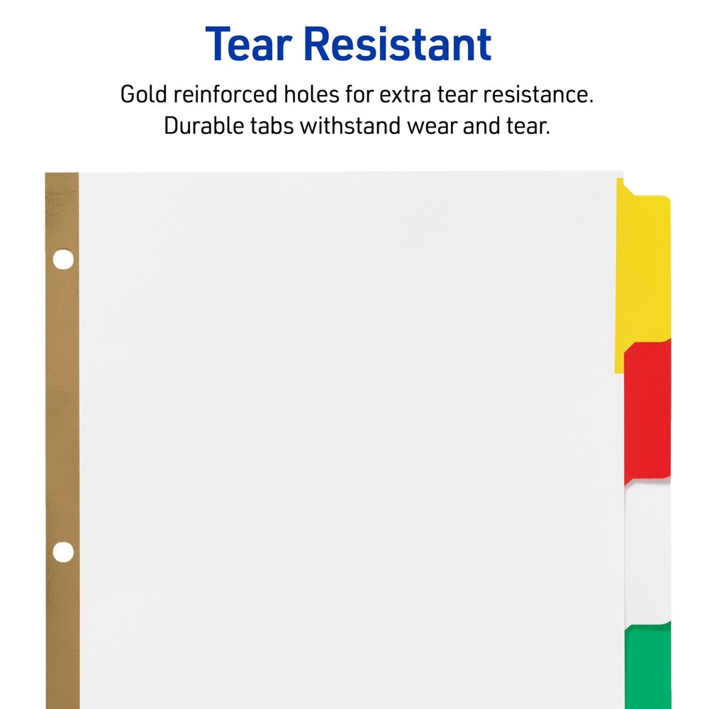 Write & Erase set Set 5 Tab assorted colors binder stationery