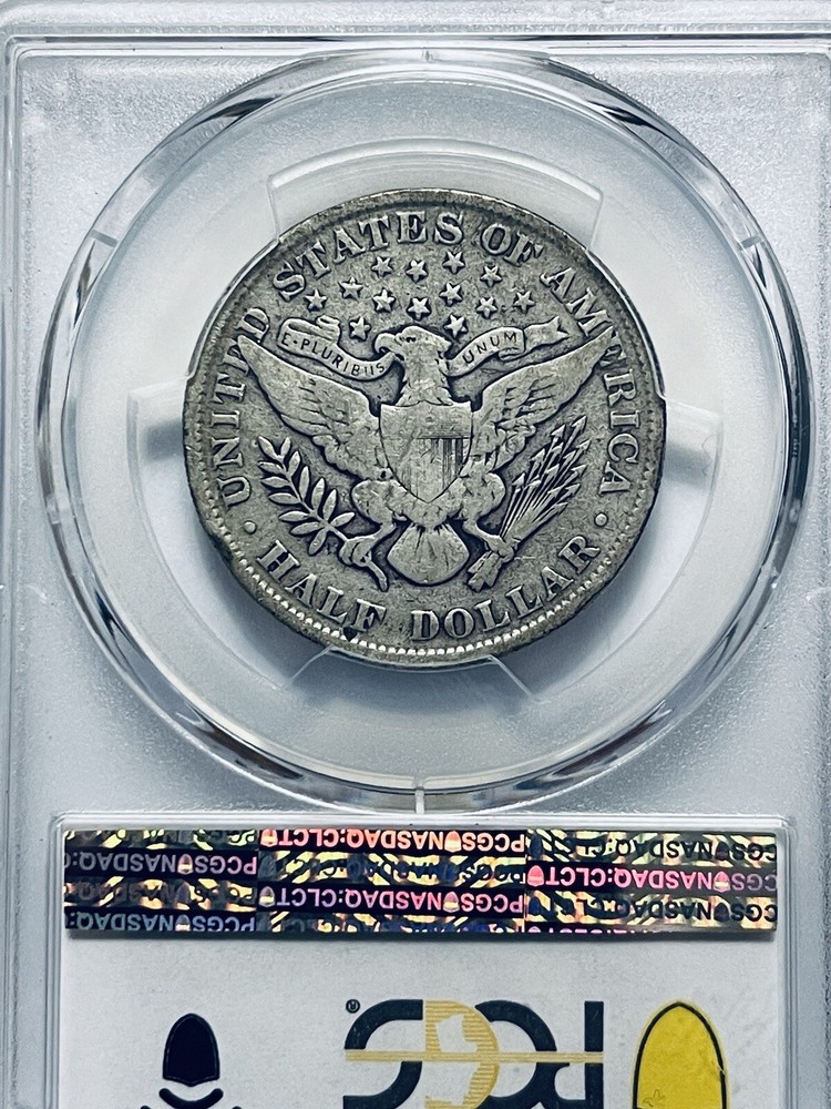 1901 Barber Half Dollar PCGS F15