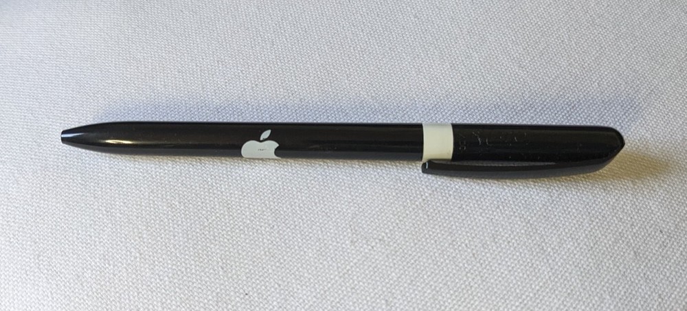 Apple Computer Logo Apple Education Pen - NEW (Black) BIC Ballpoint