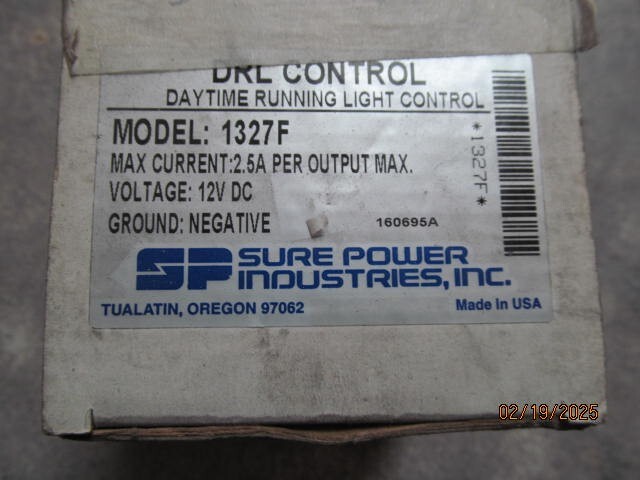 SPD1327F-0106B Sure Power Daytime Running Light Control