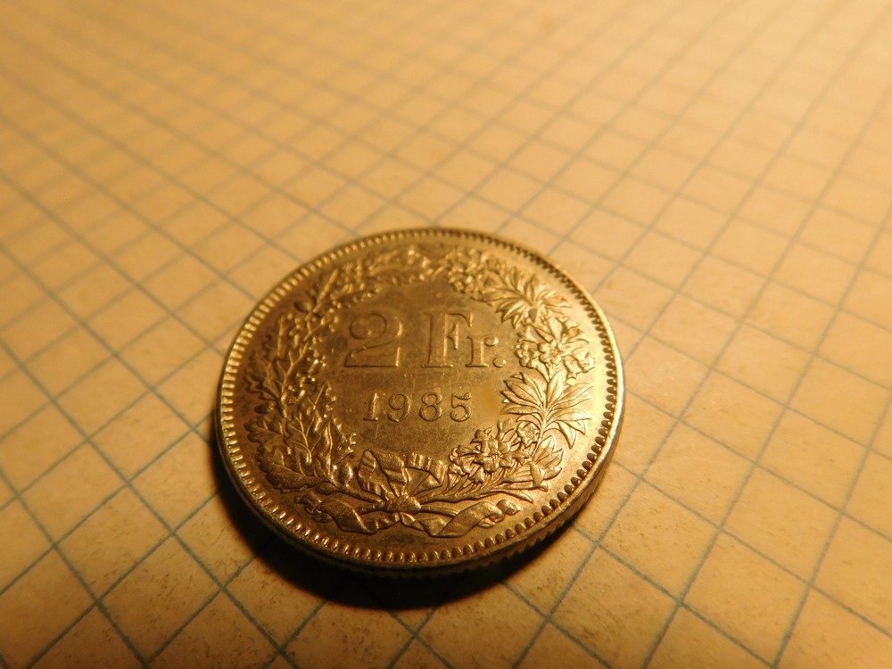 COIN SWITZERLAND 2  FRANCS 1975 # 1079