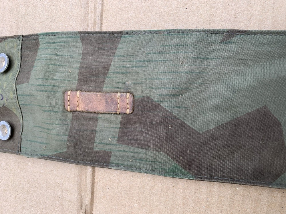 WWII Swiss Splinter Camo Pouch 1942 Dated