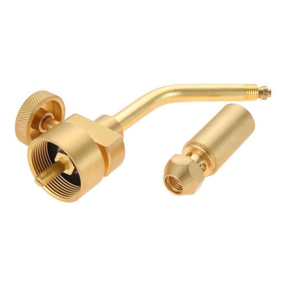 Solid Brass Pencil Flame Torch MAPP Propane CGA600 Cylinder Bottle Control Vavle
