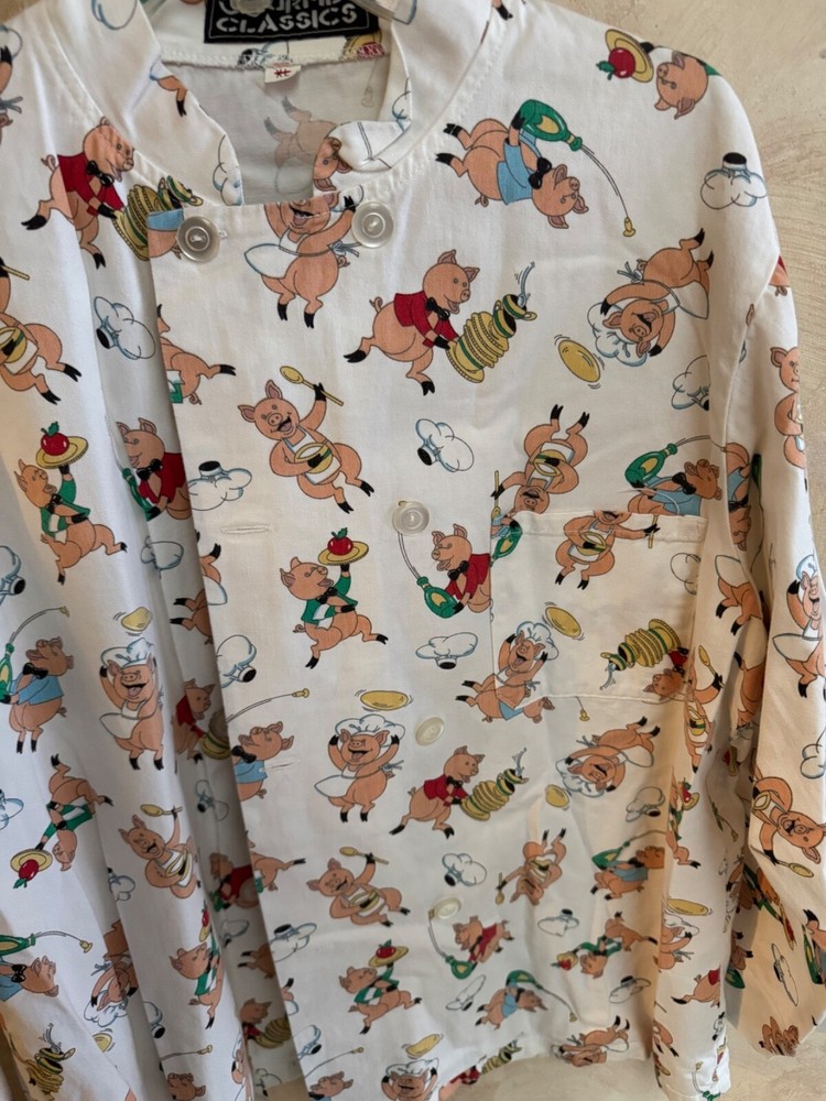 Comic Pig Chef Chef's Jacket (Shirt) from Gourmet Classics XL