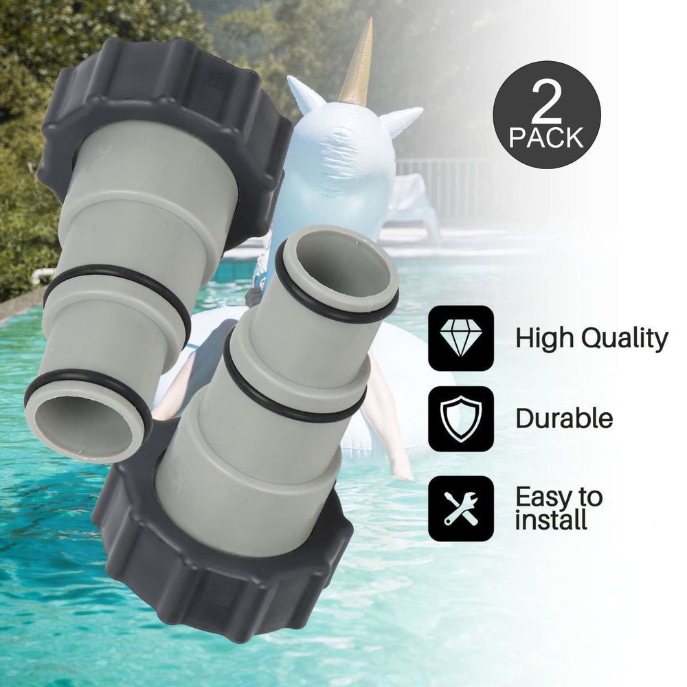 For Intex Hose Adapter A, Collar for Threaded Connection Pumps (1 Pair)