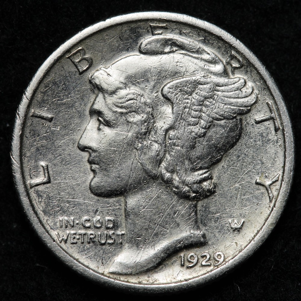 1929-S Mercury Silver Dime UNC *UNCIRCULATED* MS E193 GKL