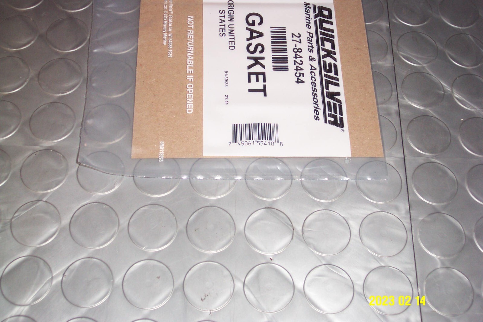 Mercury Marine Quicksilver Exhaust Tail Pipe Gasket 525 EFI-700 SCI 27-842454