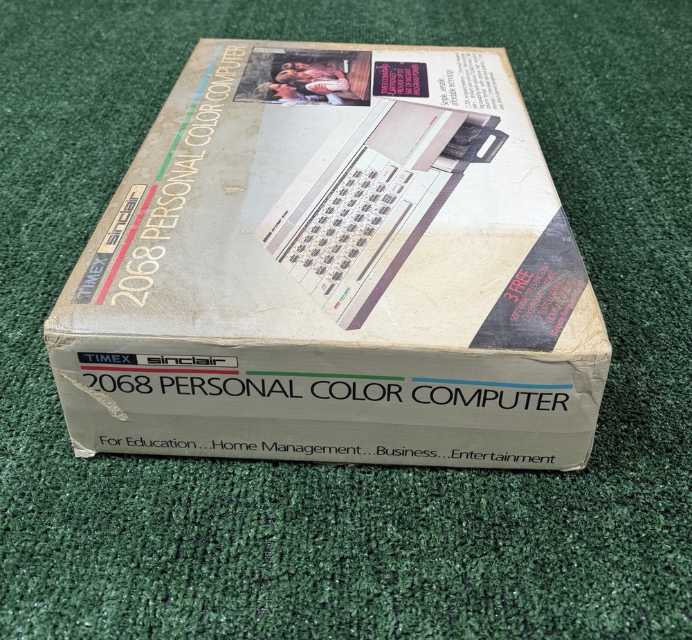 Vintage Timex Sinclair 2068 Personal Computer Boxed Great! Retro MINT CONDITION