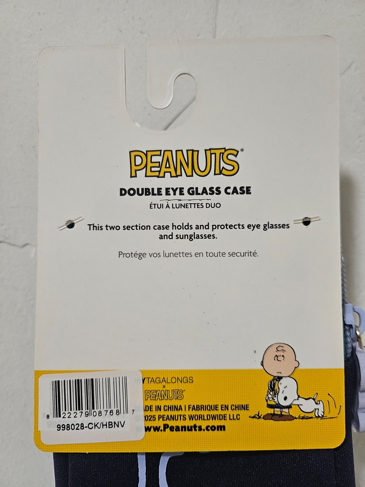 Peanuts x Mytagalongs Double Eye Glass Case Sunglasses - New