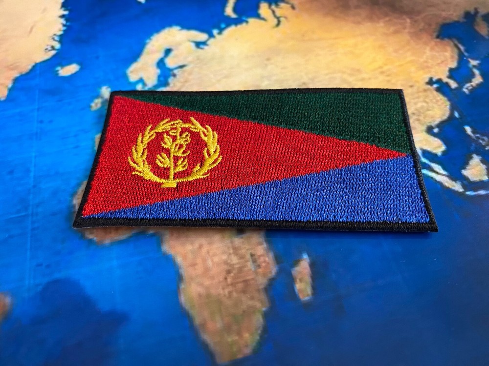Eritrea Flag Iron on Sew on Patch Badge