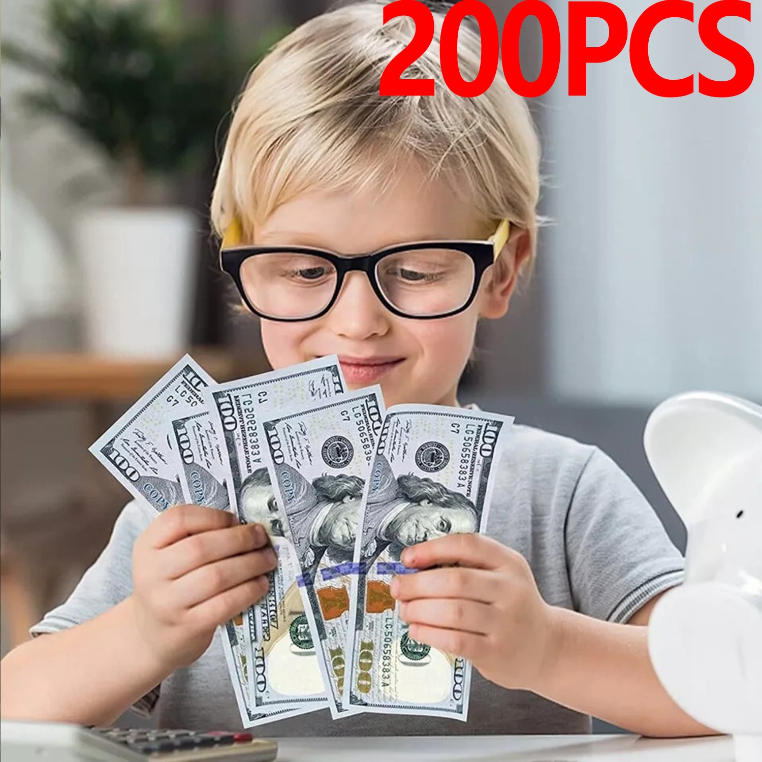 Aged 20k Money Props Toy Play Fake Bills For Video, Learning Education Toys