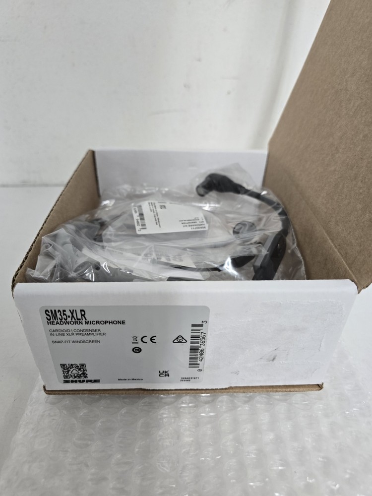 Shure SM35-XLR Headworn Microphone with Wired XLR Connector