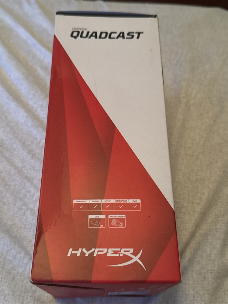 HyperX QuadCast USB Condenser Gaming Microphone For PS4/PS5/PC/Mac