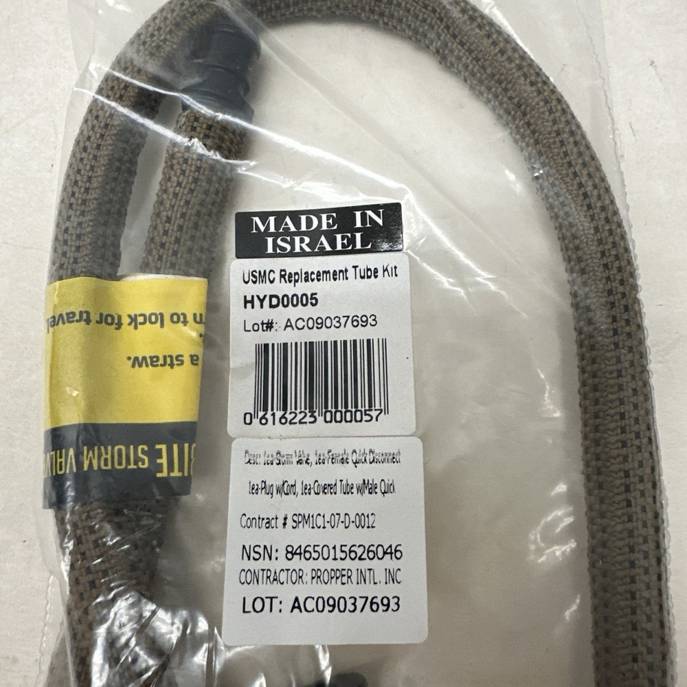 x10 Source USMC Hydration Replacement Tube And Bite Tip Kit Coyote USGI Camelbak