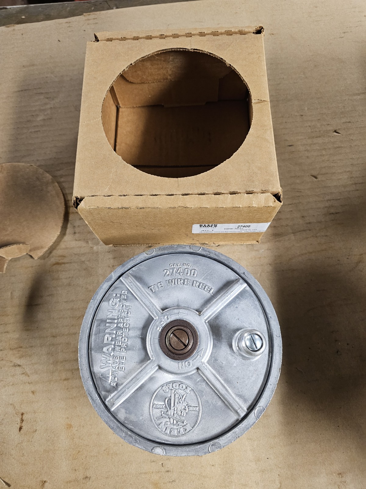 KLEIN TOOLS 27400 TIE WIRE REEL, MADE INUSA, REBAR RODBUSTER