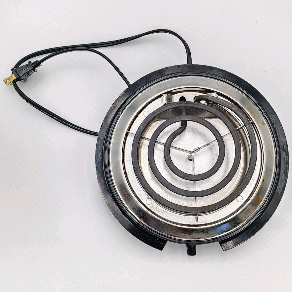 Vintage Toastmaster Basic Burner Buffet Range #6420 Single Electric Stove In Box