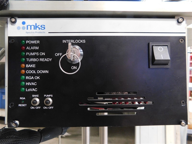 AS-IS MKS Micro Vision2 Gas Analyzer Assembly Pfeiffer SplitFlow80 Vacuum