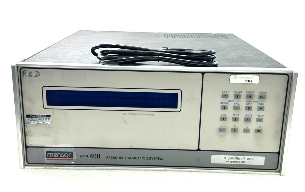 MENSOR PCS 400 PRESSURE BALIBRATION SYSTEM HIGH ACCURACY SYSTEM FREE SHIPPING 🚚