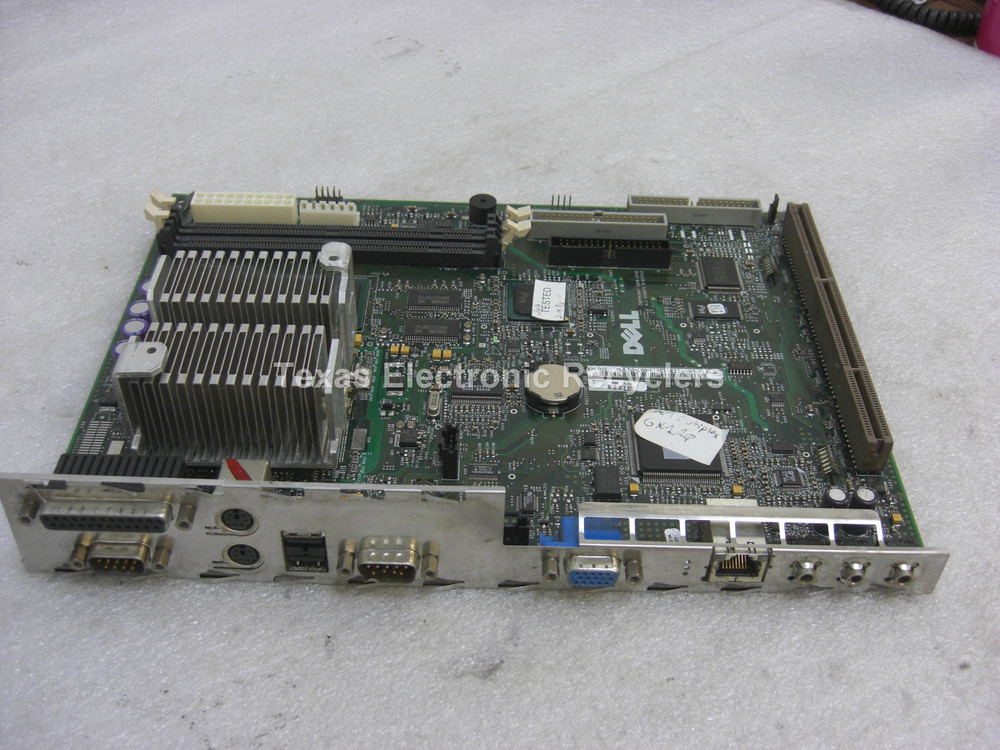 Dell 0002tr Motherboard w/ I/O Panel, & CPU