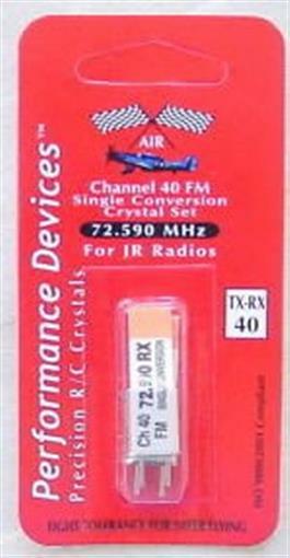 JR Single Conversion 72Mhz FM Crystal Set (Channel 40)