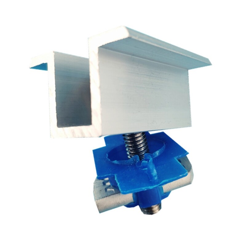 10 Pcs Solar Panel Clamps Solar Panel Mounting Bracket Clamp Easy to Install