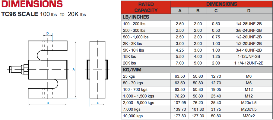 SL-926 Hanging Scale S-Type