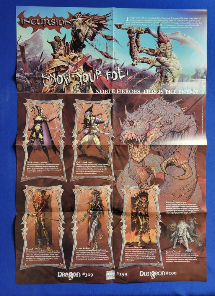 Incursion Poster (Double-Sided) - AD&D D&D