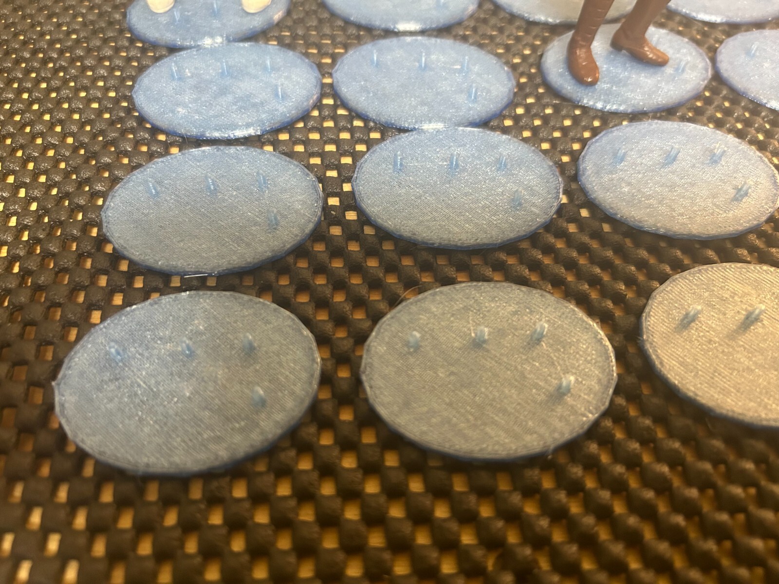 Modern Star Wars action figure stands. QTY 45