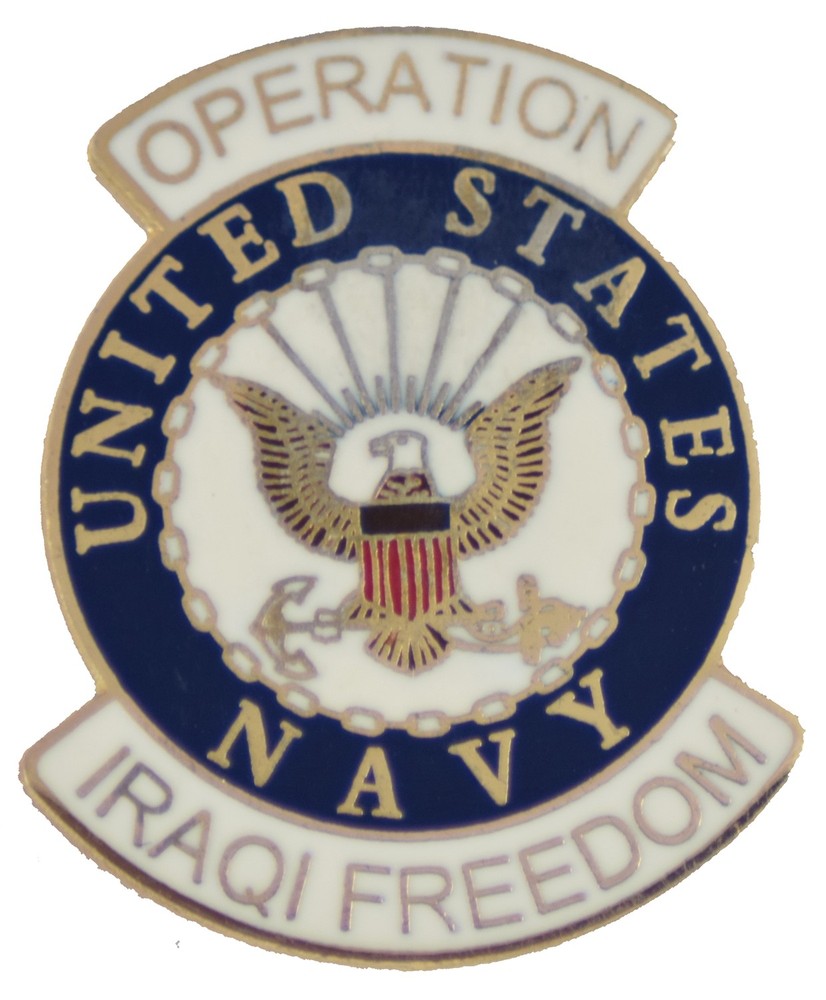 Iraq USN Pin