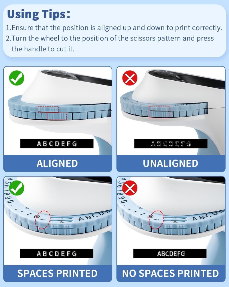 Phomemo E975 Embossing Label Maker Machine with 6PK Tapes, Vintage Label Makers