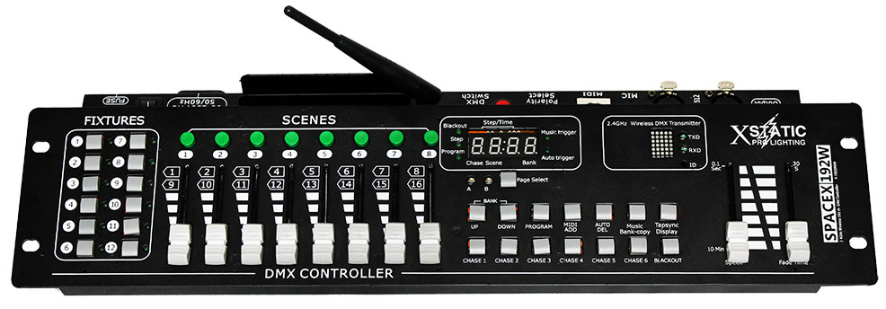 2x ProX X-192DMXW SPACEX 192W DMX Wireless Controller