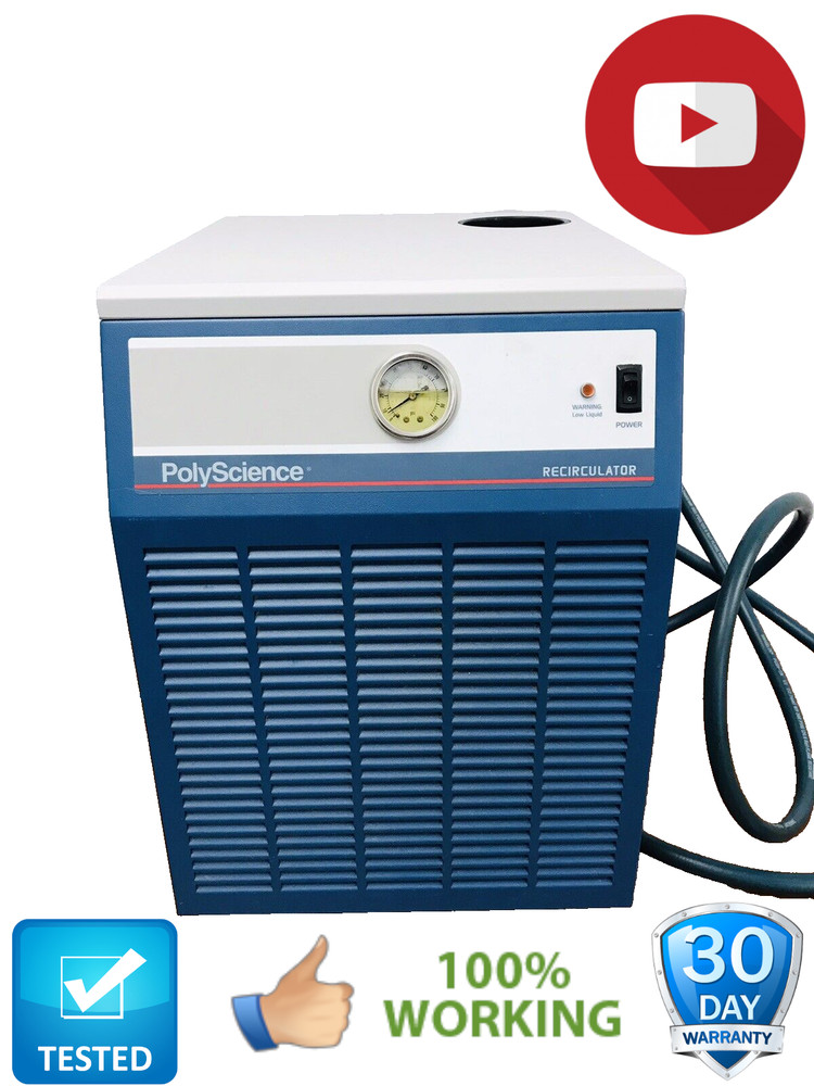 PolyScience Recirculator 3370 3370TBE11B Liquid to Air Cooler Tested Working