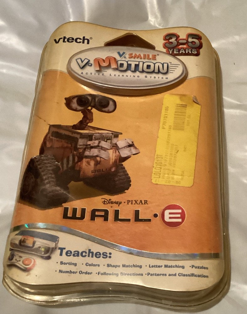 VTech VSmile VMotion Active Learning System Disney Pixar WALL-E Game 3-5 Yrs New