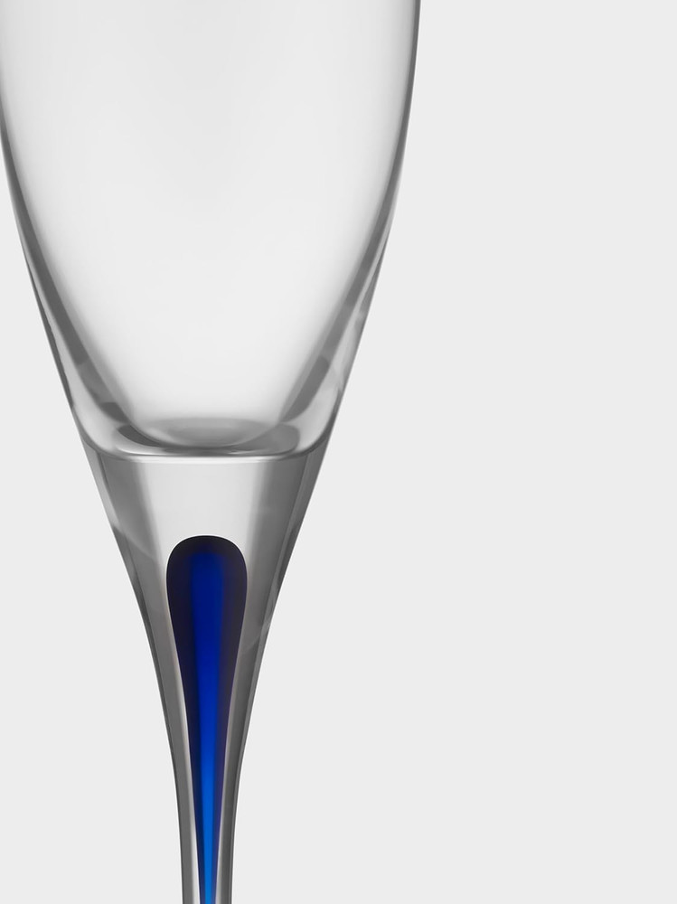 Intermezzo Blue 7 Ounce Champagne Flute