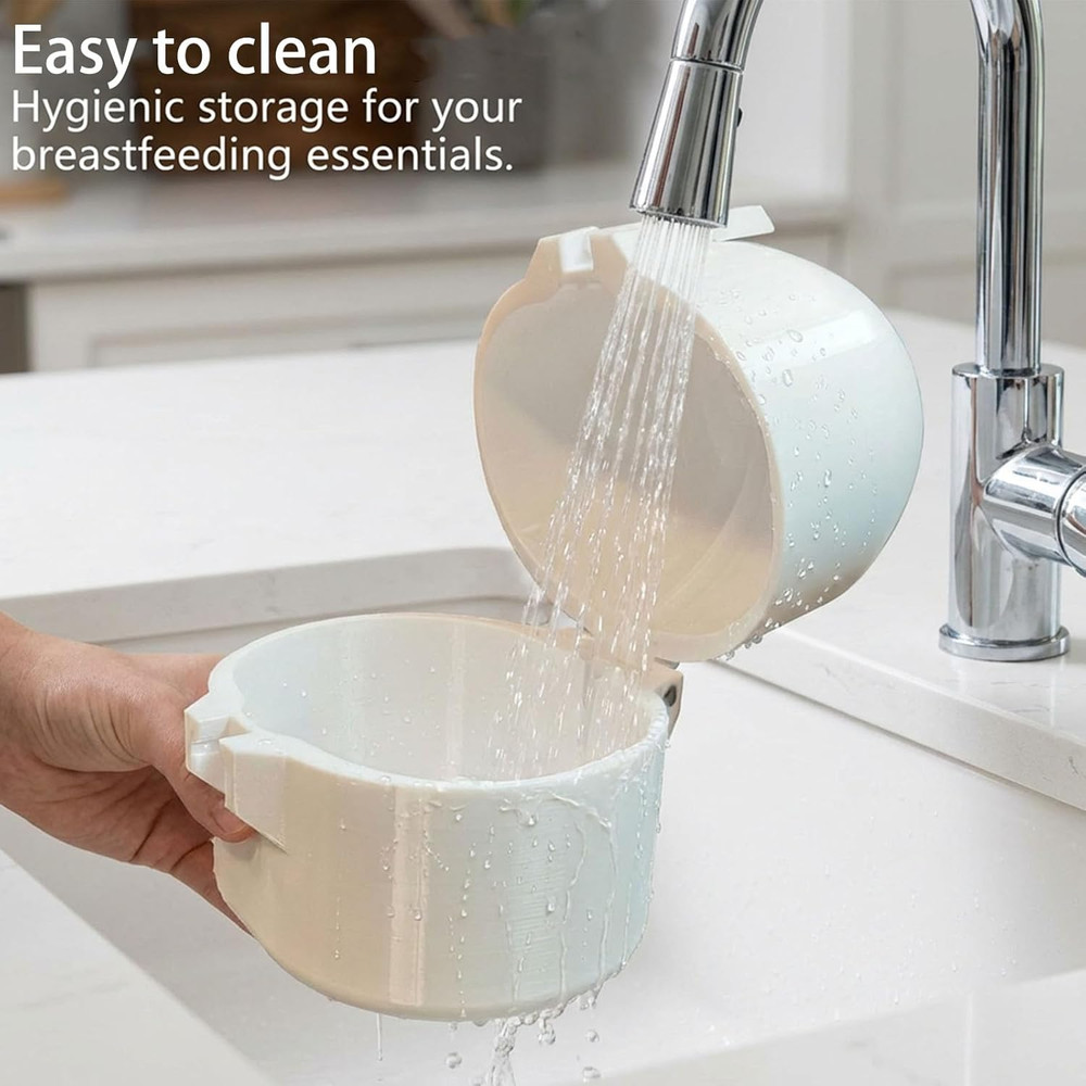 Breast Pump Case for Fridge Compatible with Eufy S1 Pro, E10, E20 - Leak-Proof U