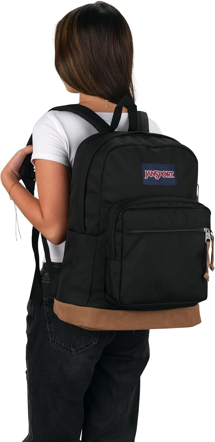 JanSport Right Pack Backpack - Durable Daypack with 15" Laptop Sleeve
