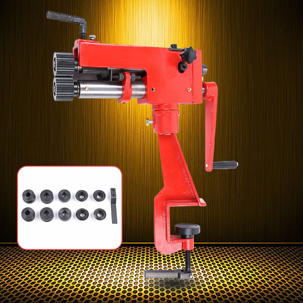RM-08 7inch Sheet Metal Fabrication Bead Roller Rotary Machine 22-Gauge w/6 Dies