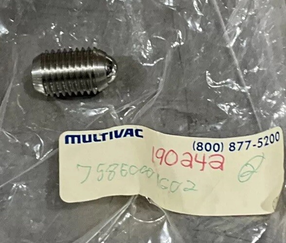 NOS Surplus Multivac 75860001602 Set Screw